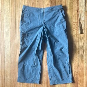 NWT Women's Water-Repellent Comfort Trail Pants, Mid-Rise Straight-Leg Crop